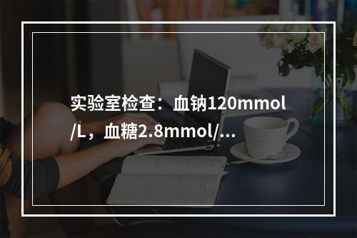 实验室检查：血钠120mmol/L，血糖2.8mmol/L。