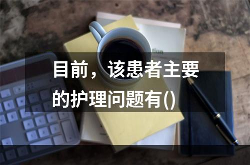 目前，该患者主要的护理问题有()