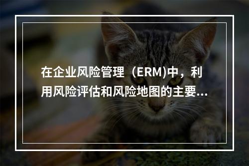 在企业风险管理（ERM)中，利用风险评估和风险地图的主要好处