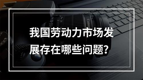 我国劳动力市场发展存在哪些问题？