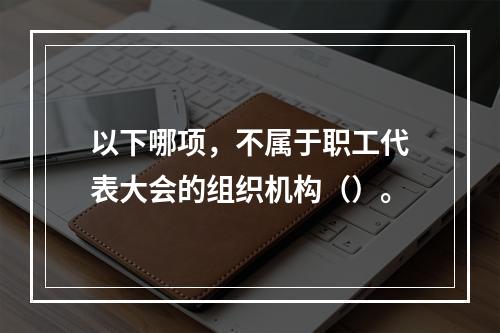 以下哪项，不属于职工代表大会的组织机构（）。