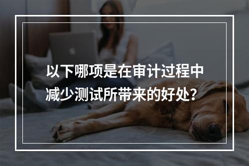 以下哪项是在审计过程中减少测试所带来的好处？