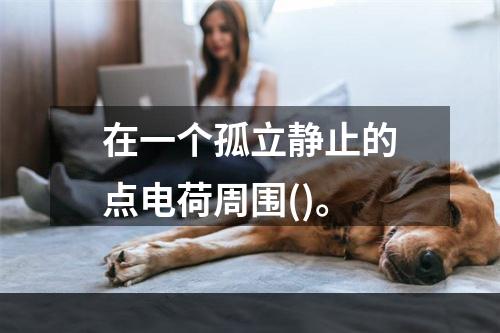 在一个孤立静止的点电荷周围()。