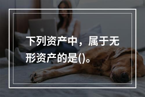 下列资产中，属于无形资产的是()。