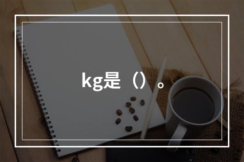 kg是（）。