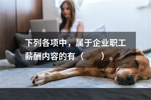 下列各项中，属于企业职工薪酬内容的有（　　）。