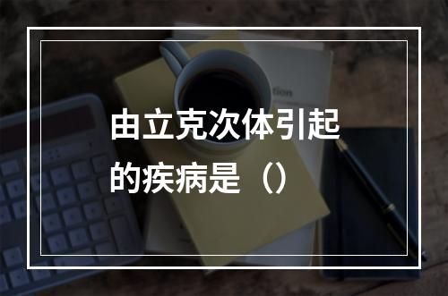 由立克次体引起的疾病是（）