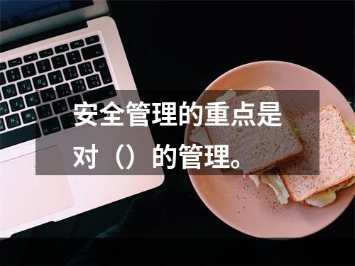 安全管理的重点是对（）的管理。