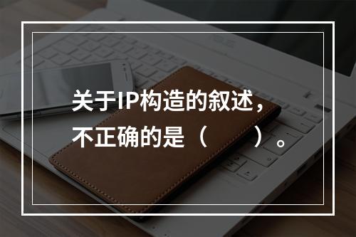 关于IP构造的叙述，不正确的是（　　）。