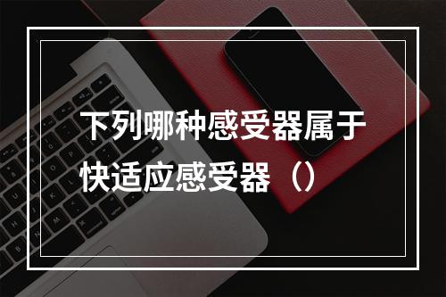 下列哪种感受器属于快适应感受器（）