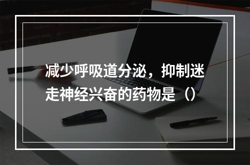 减少呼吸道分泌，抑制迷走神经兴奋的药物是（）