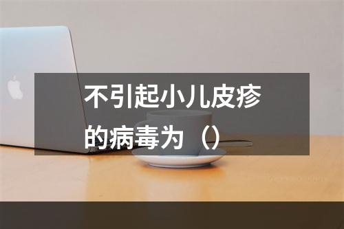 不引起小儿皮疹的病毒为（）