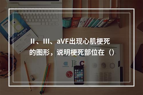 Ⅱ、Ⅲ、aVF出现心肌梗死的图形，说明梗死部位在（）