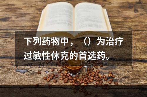 下列药物中，（）为治疗过敏性休克的首选药。