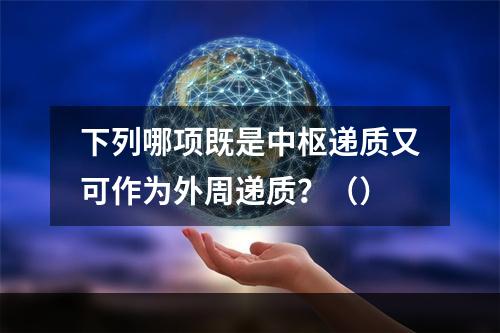 下列哪项既是中枢递质又可作为外周递质？（）