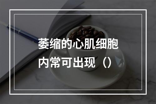 萎缩的心肌细胞内常可出现（）