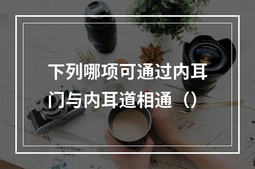 下列哪项可通过内耳门与内耳道相通（）