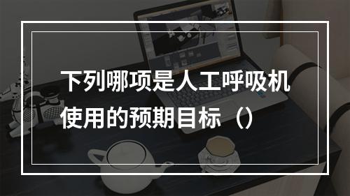 下列哪项是人工呼吸机使用的预期目标（）