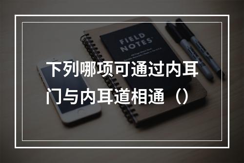 下列哪项可通过内耳门与内耳道相通（）