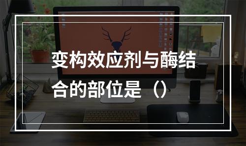 变构效应剂与酶结合的部位是（）