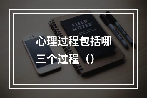 心理过程包括哪三个过程（）