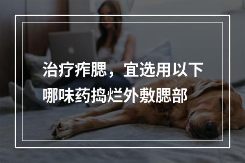 治疗痄腮，宜选用以下哪味药捣烂外敷腮部