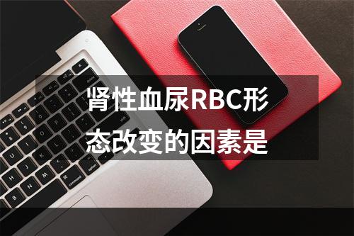 肾性血尿RBC形态改变的因素是