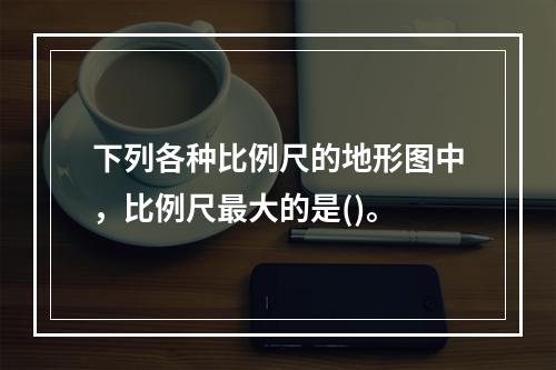 下列各种比例尺的地形图中，比例尺最大的是()。