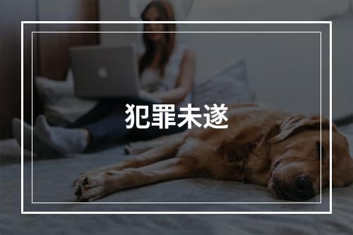 犯罪未遂