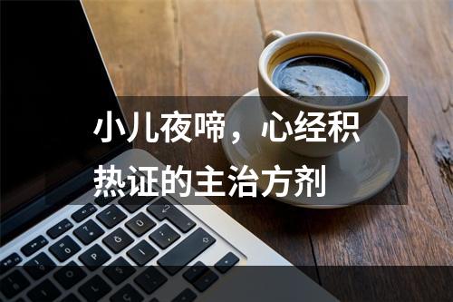 小儿夜啼，心经积热证的主治方剂