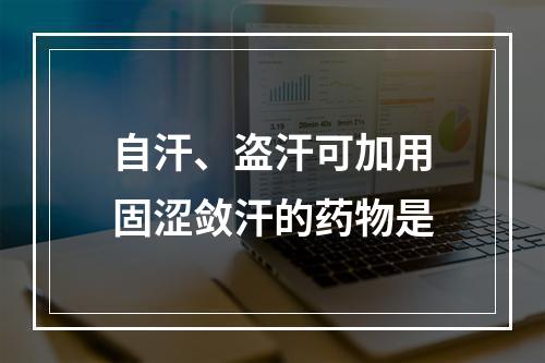 自汗、盗汗可加用固涩敛汗的药物是