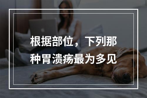 根据部位，下列那种胃溃疡最为多见