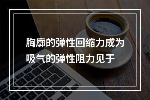 胸廓的弹性回缩力成为吸气的弹性阻力见于