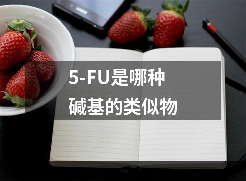 5-FU是哪种碱基的类似物