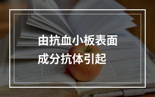 由抗血小板表面成分抗体引起