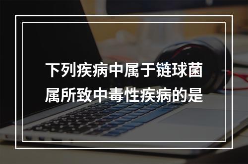 下列疾病中属于链球菌属所致中毒性疾病的是