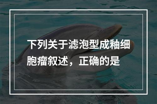 下列关于滤泡型成釉细胞瘤叙述，正确的是