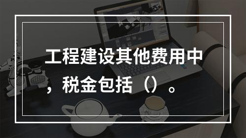 工程建设其他费用中，税金包括（）。