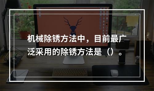 机械除锈方法中，目前最广泛采用的除锈方法是（）。