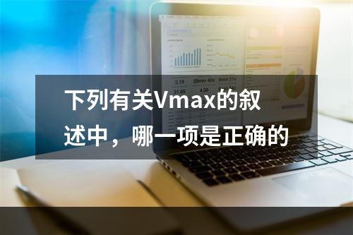 下列有关Vmax的叙述中，哪一项是正确的