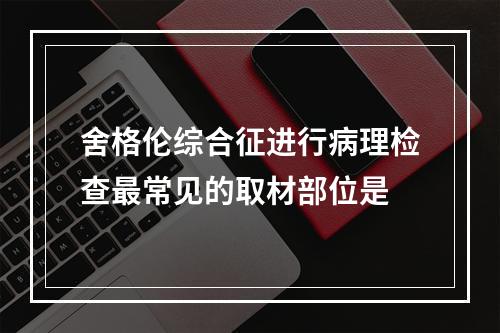 舍格伦综合征进行病理检查最常见的取材部位是