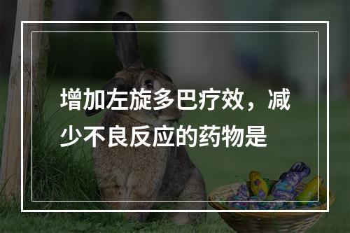 增加左旋多巴疗效，减少不良反应的药物是