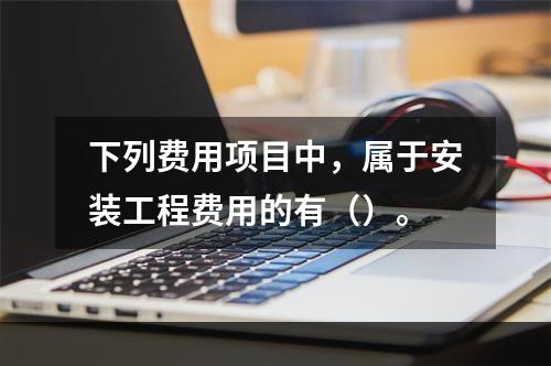 下列费用项目中，属于安装工程费用的有（）。