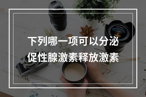 下列哪一项可以分泌促性腺激素释放激素