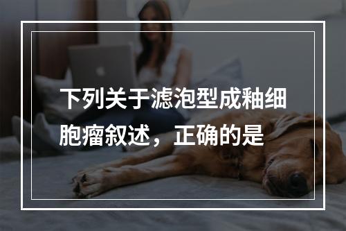 下列关于滤泡型成釉细胞瘤叙述，正确的是