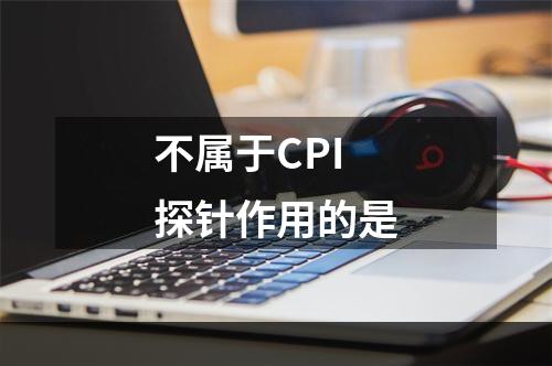 不属于CPI探针作用的是