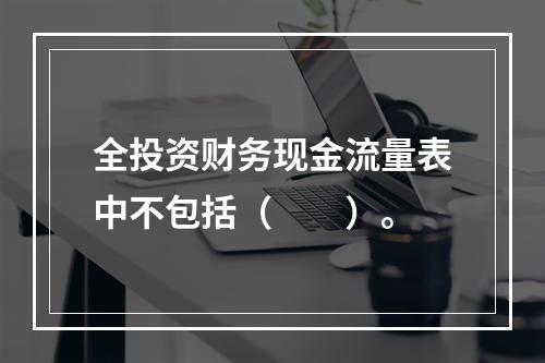 全投资财务现金流量表中不包括（　　）。