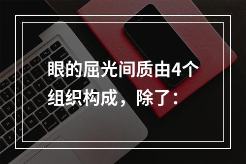 眼的屈光间质由4个组织构成，除了：