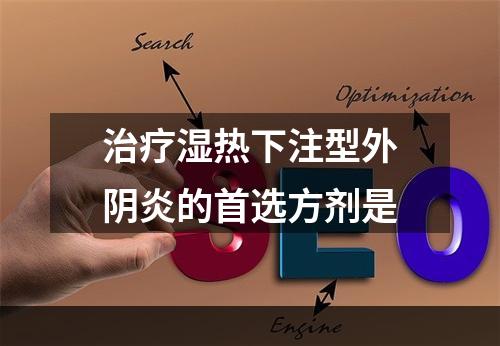 治疗湿热下注型外阴炎的首选方剂是