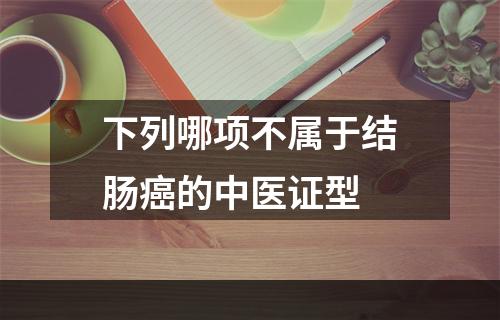 下列哪项不属于结肠癌的中医证型